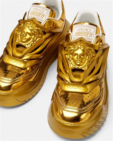 versace odissea sneaker|gold Versace shoes.